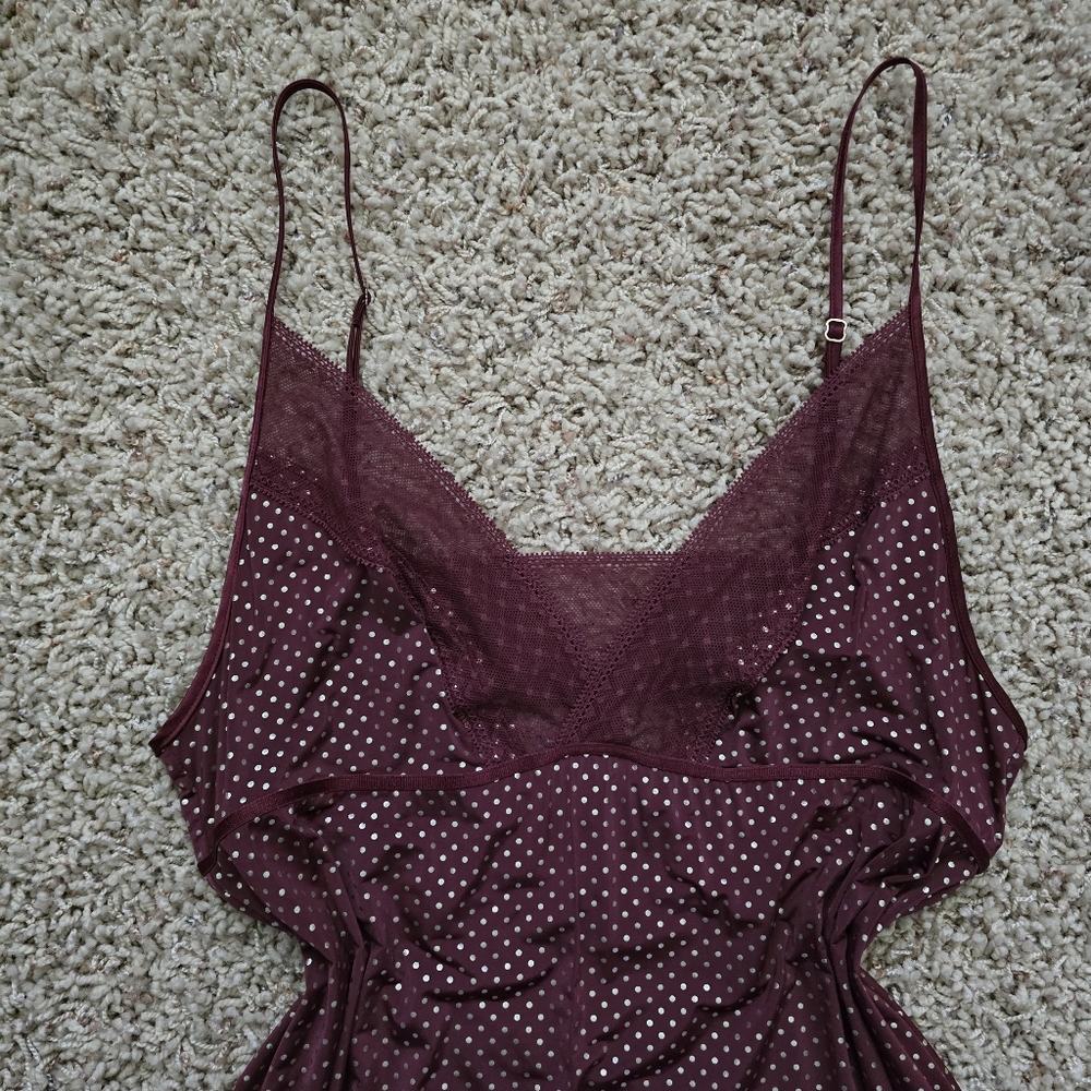 Victoria's Secret Gold Polka Dots Slip Dress - Large - Picture 8 of 10